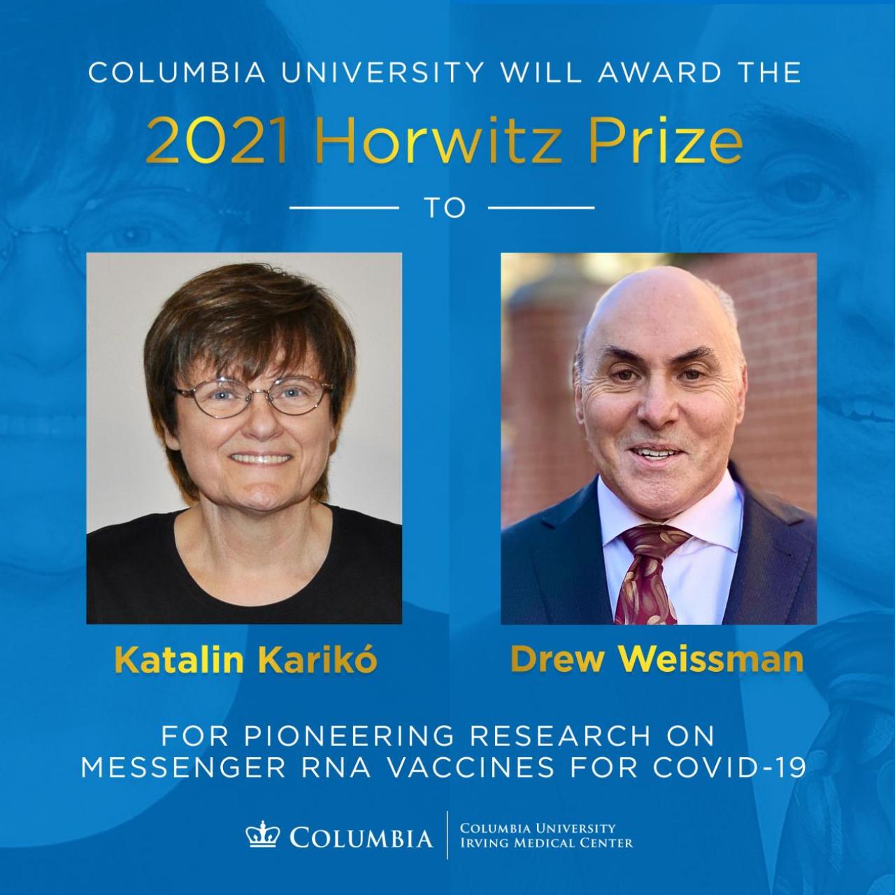 2021 Horwitz Prize Winners