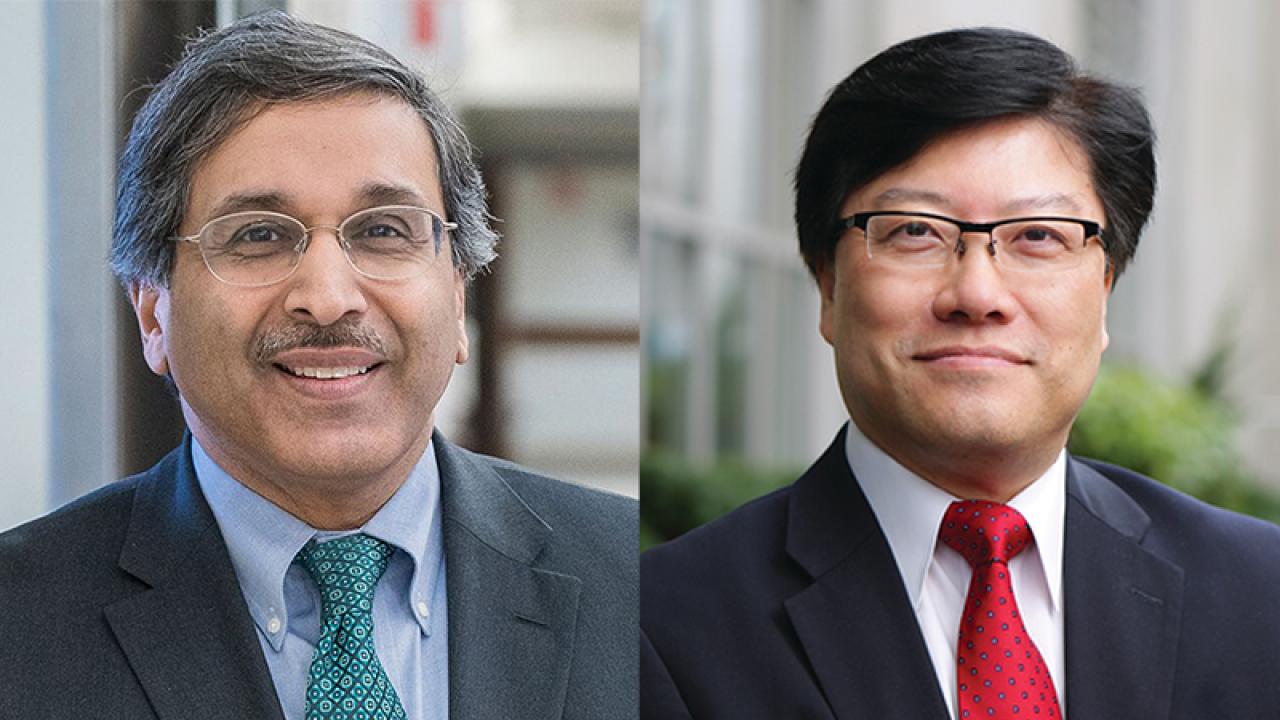 photos of Anil K. Rustgi, MD, and Augustine M.K. Choi, MD, PhD