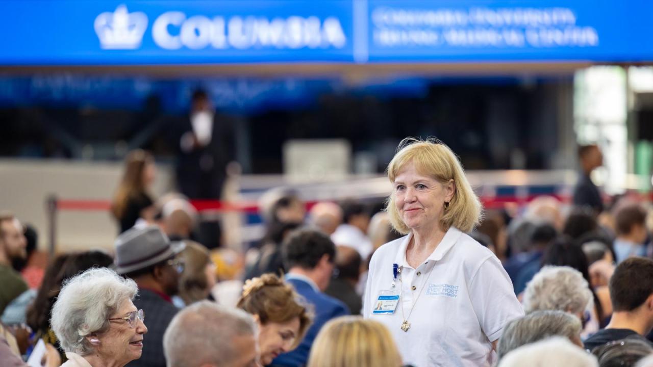 Employee Volunteers Bring Commencement to Life Columbia University