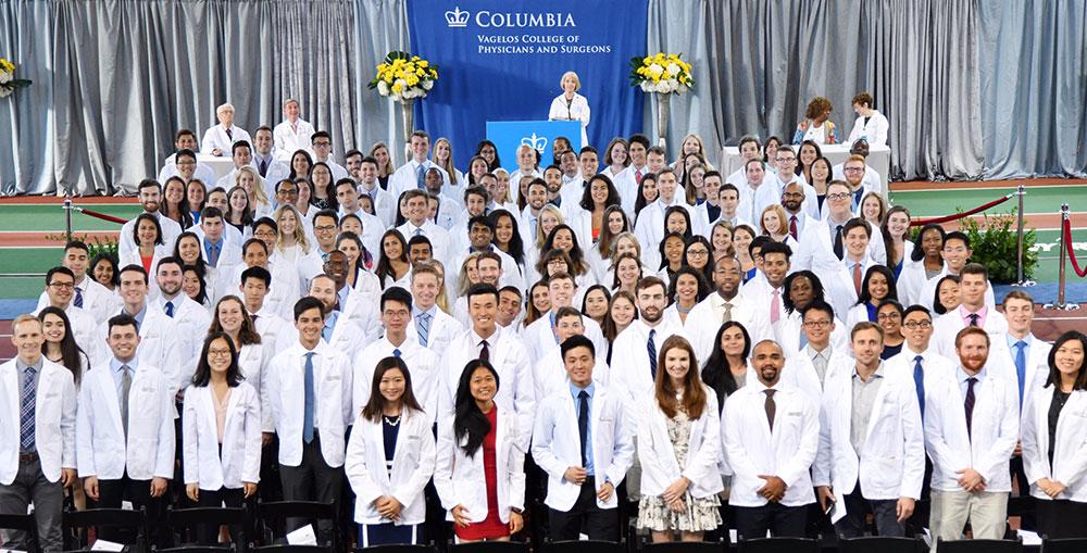 White Coat Ceremony Class of 2023 Columbia University Irving