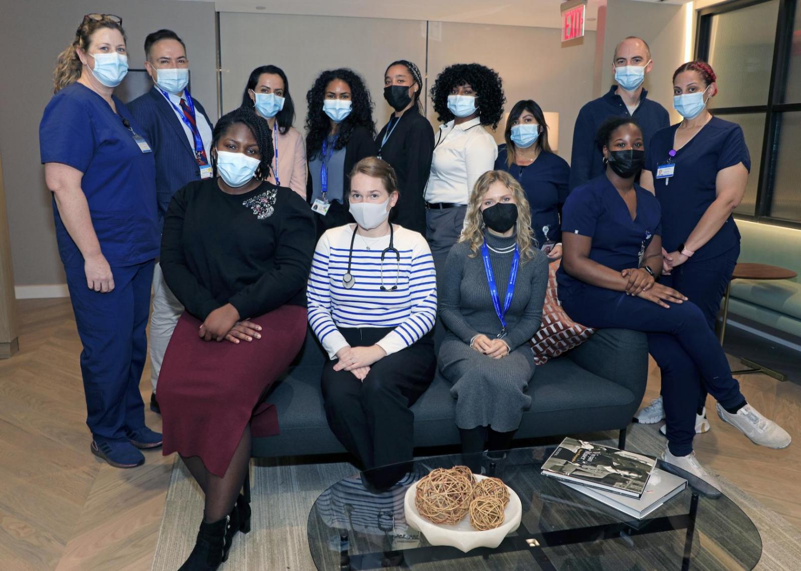 group photo of Columbia Primary Care team at ColumbiaDoctors Midtown