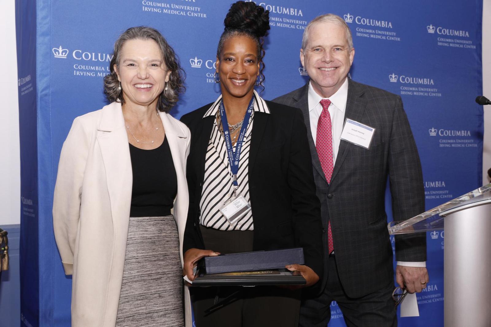 Katrina Armstrong, Kelli Johnson, and Joseph Harney at the 2022 Baton Awards.