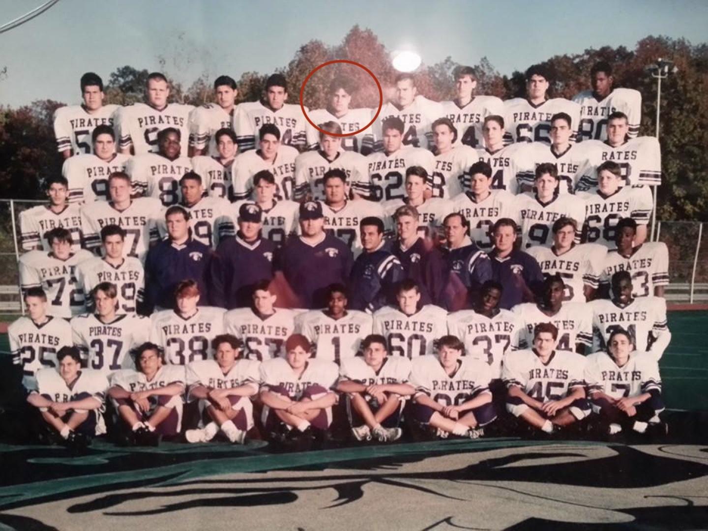 team photo of an American football team