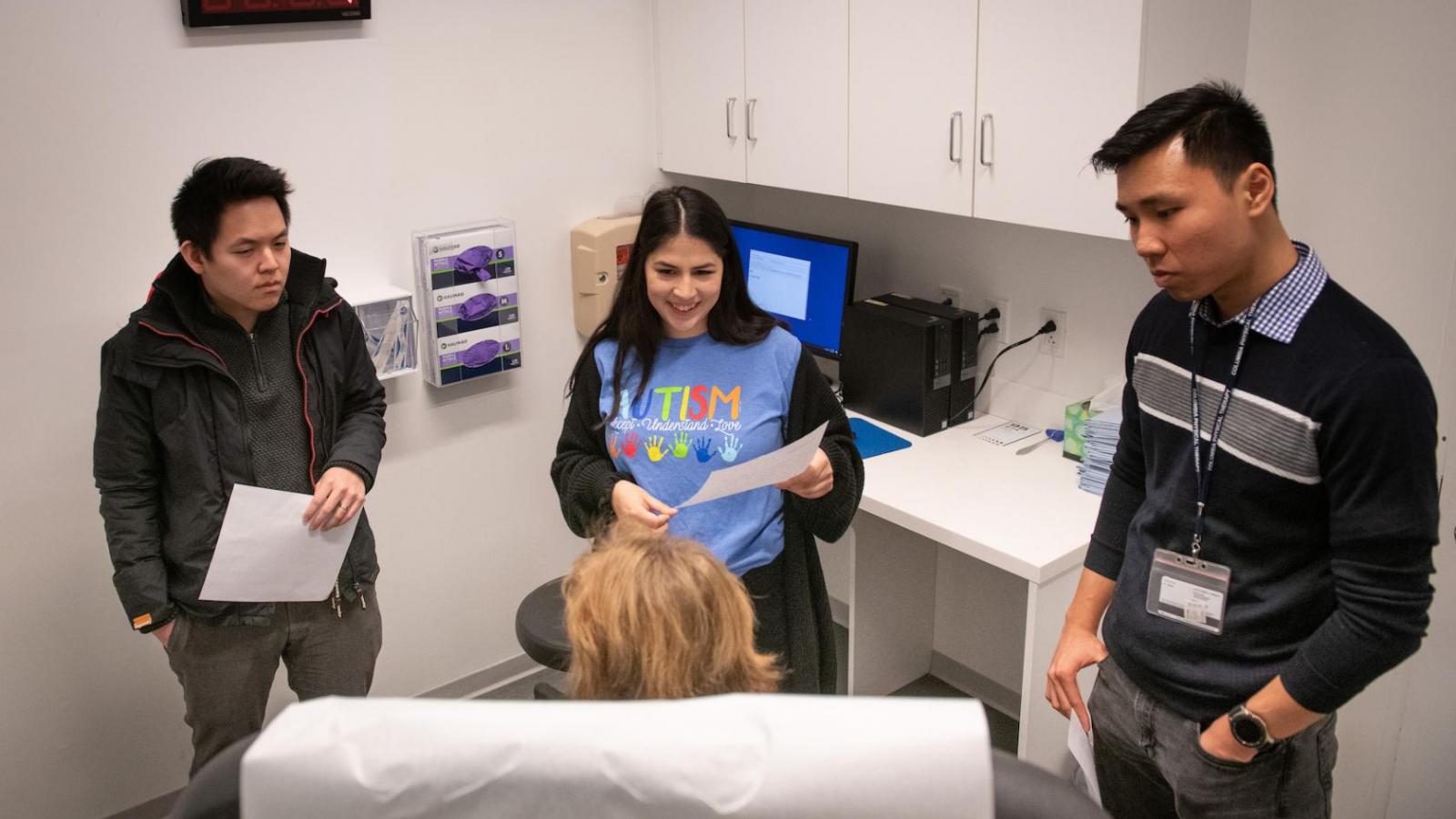 CUIMC students in a workshop during Interprofessional Education Day