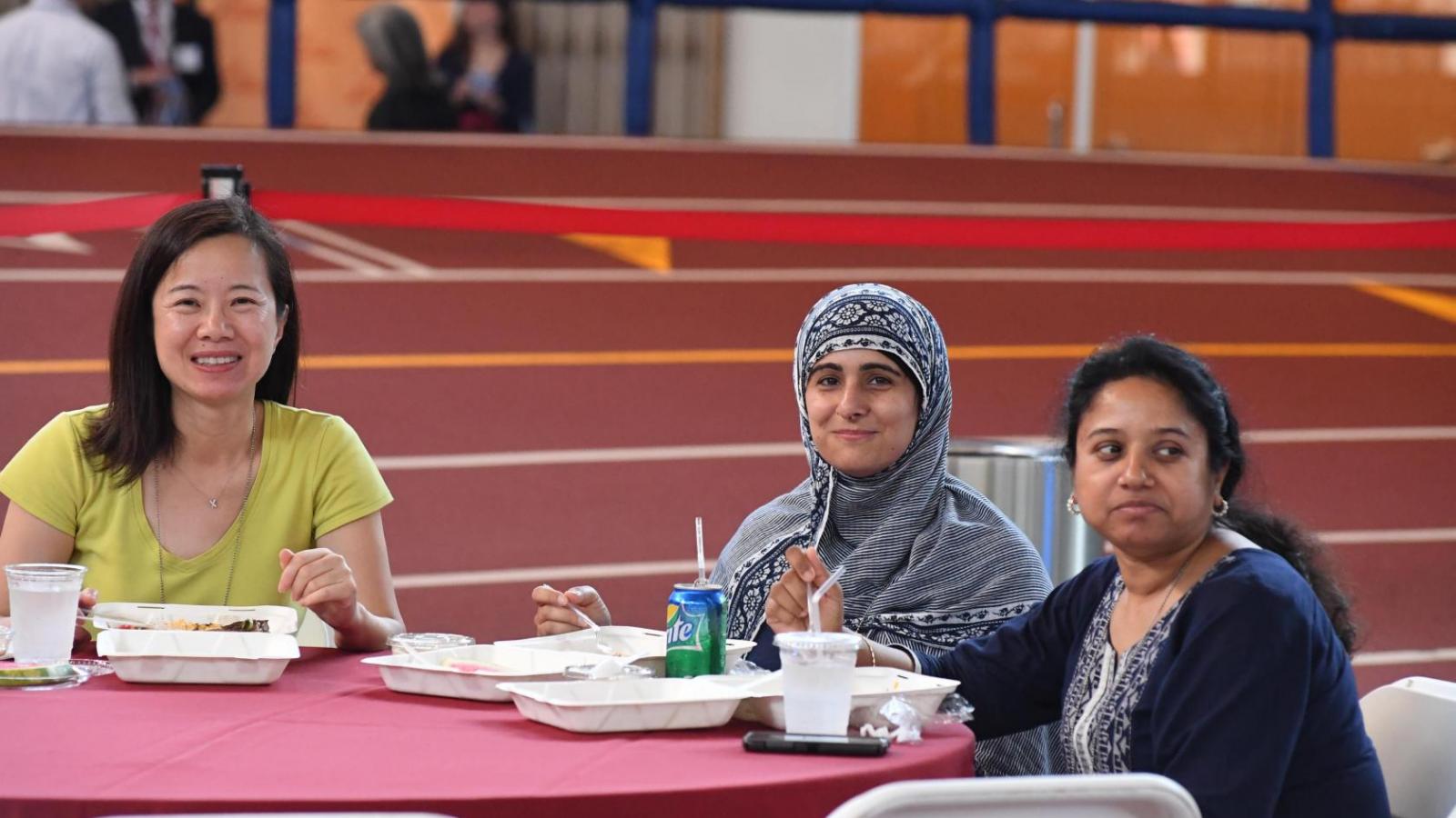 Employees enjoy CUIMC's 2019 Employee Appreciation Lunch at the Armory on July 30, 2019.