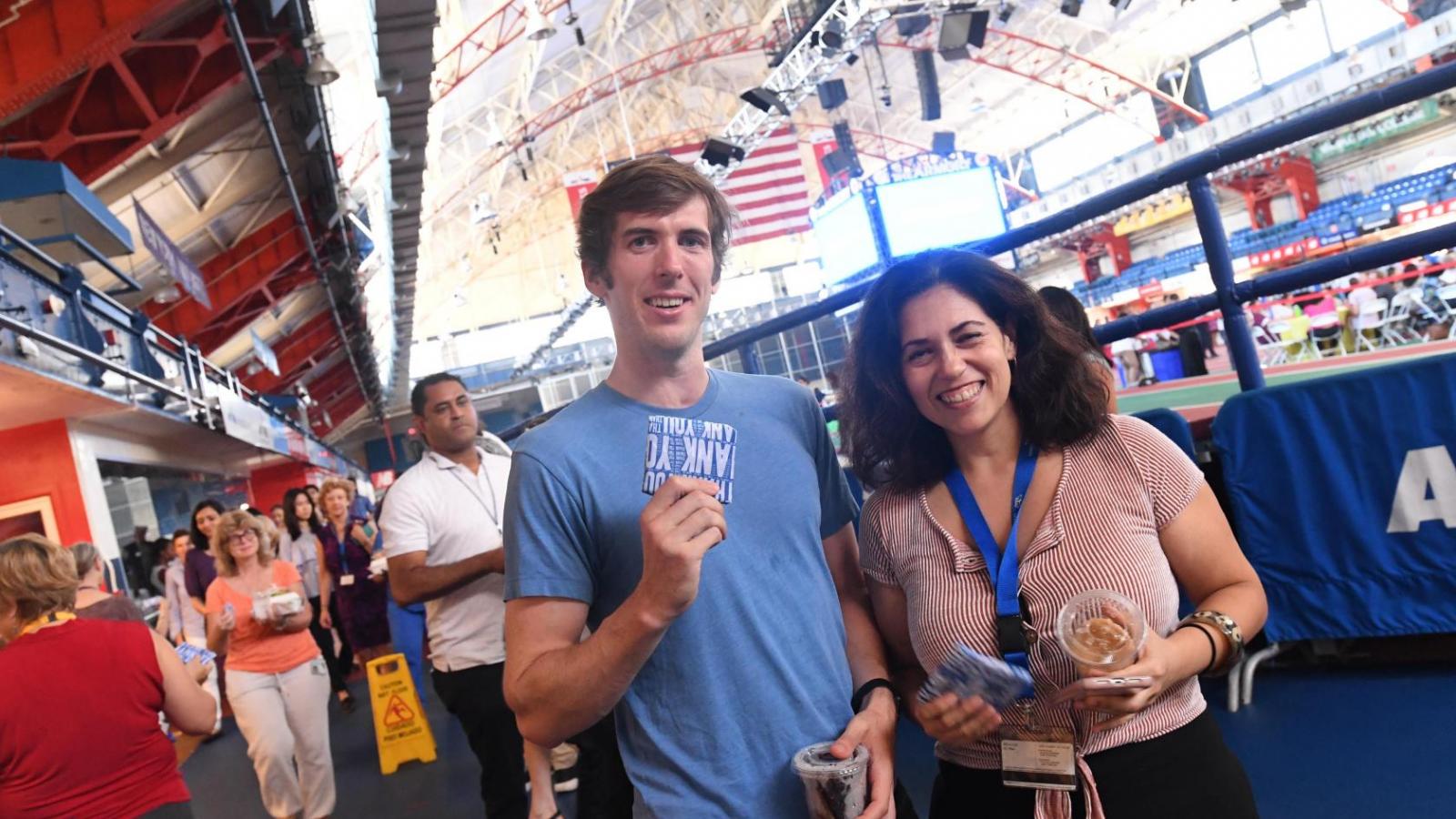 Employees enjoy CUIMC's 2019 Employee Appreciation Lunch at the Armory on July 30, 2019.