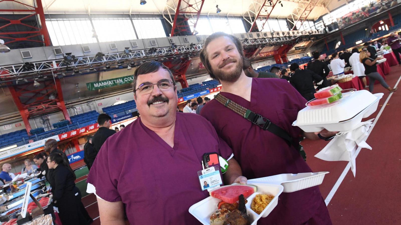 Employees enjoy CUIMC's 2019 Employee Appreciation Lunch at the Armory on July 30, 2019.