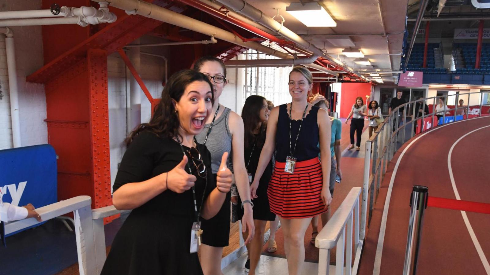 Employers and students gather at Columbia University Mailman School of Public Health for the spring career day on March 15.
