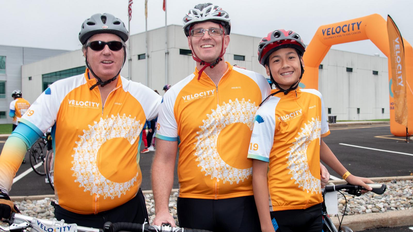 Three Velocity riders