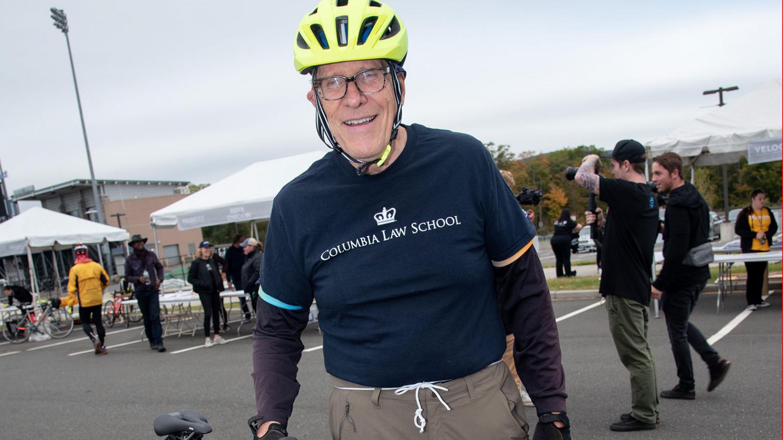 Velocity rider from Columbia University's law school