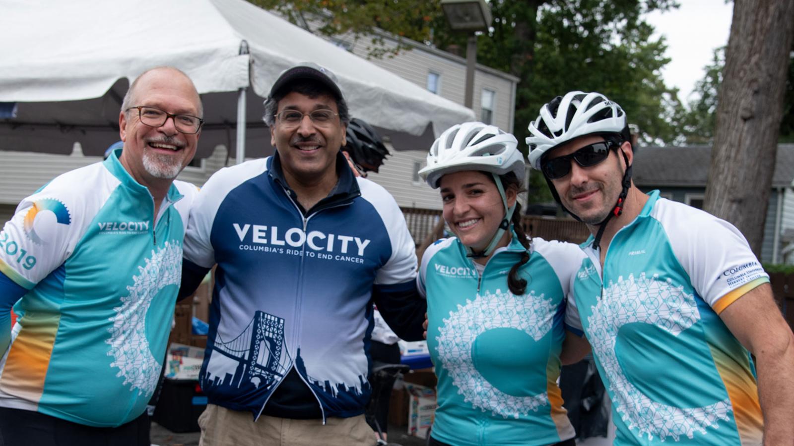 Velocity bicycle riders