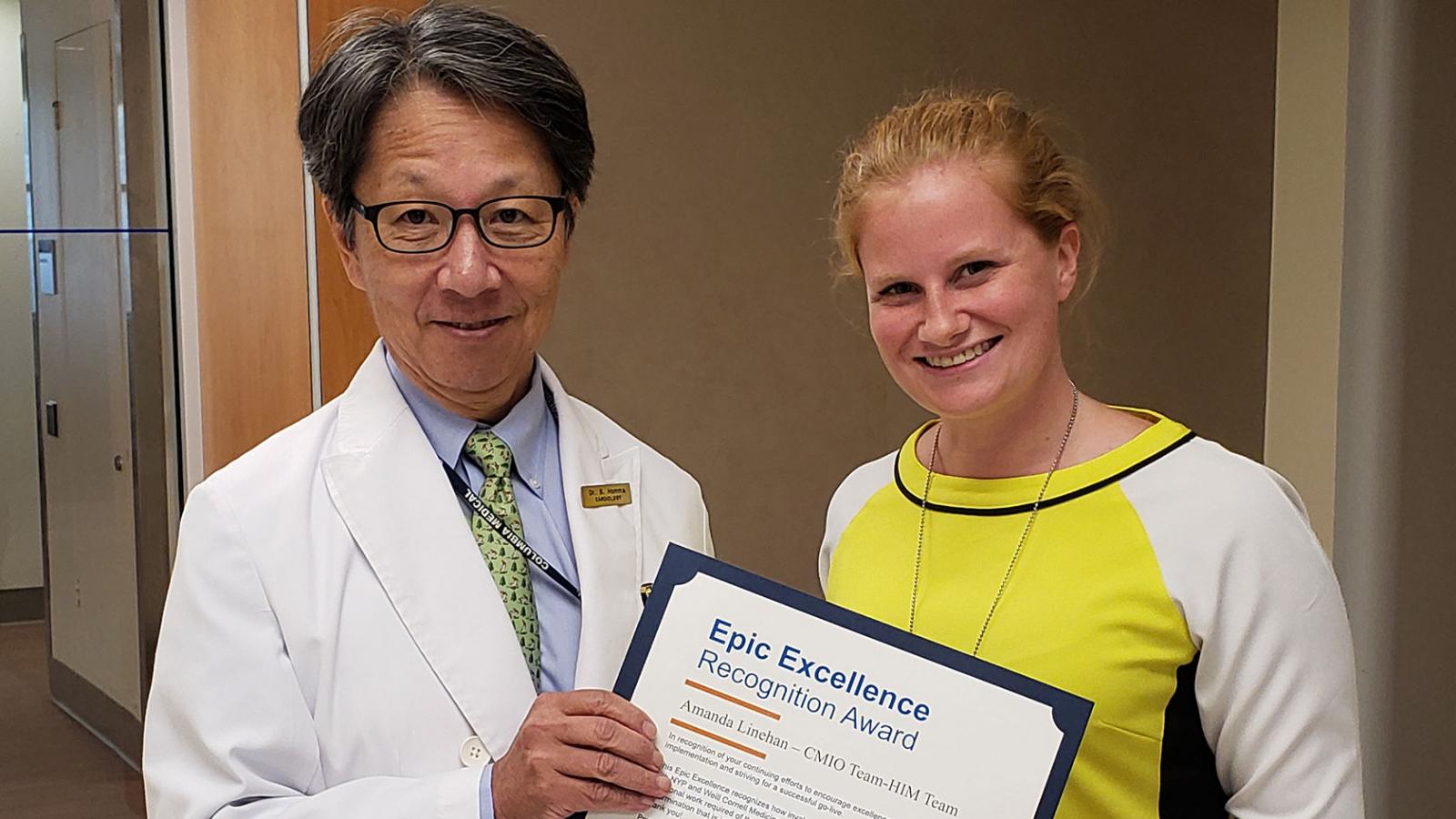 Epic Excellence awardee