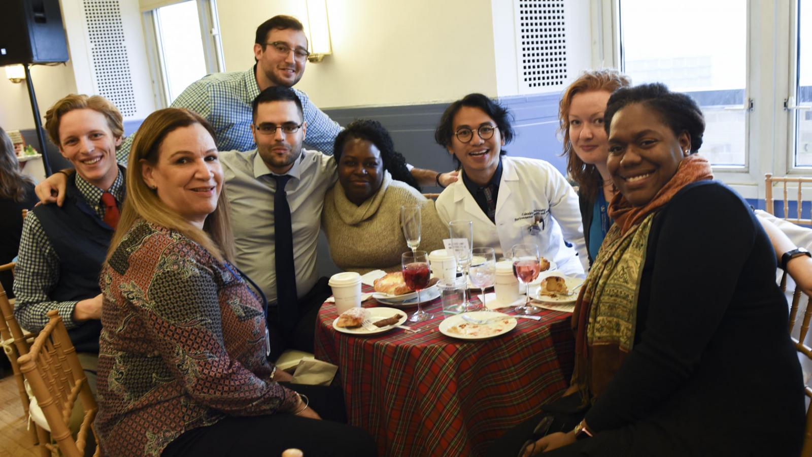 Columbia employees gather at the CUIMC Holiday Breakfast on Dec. 13, 2019.