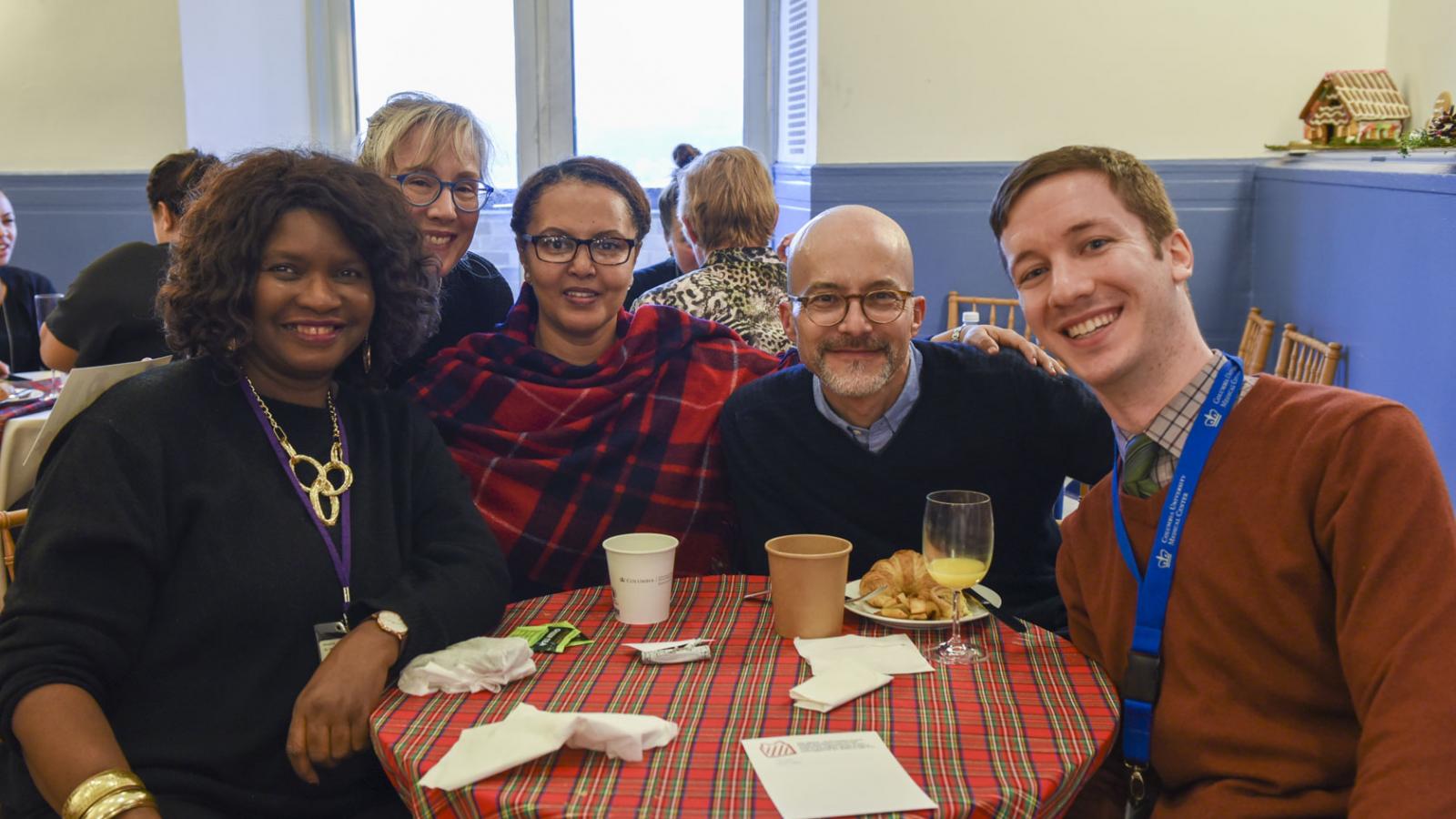 Columbia employees gather at the CUIMC Holiday Breakfast on Dec. 13, 2019.