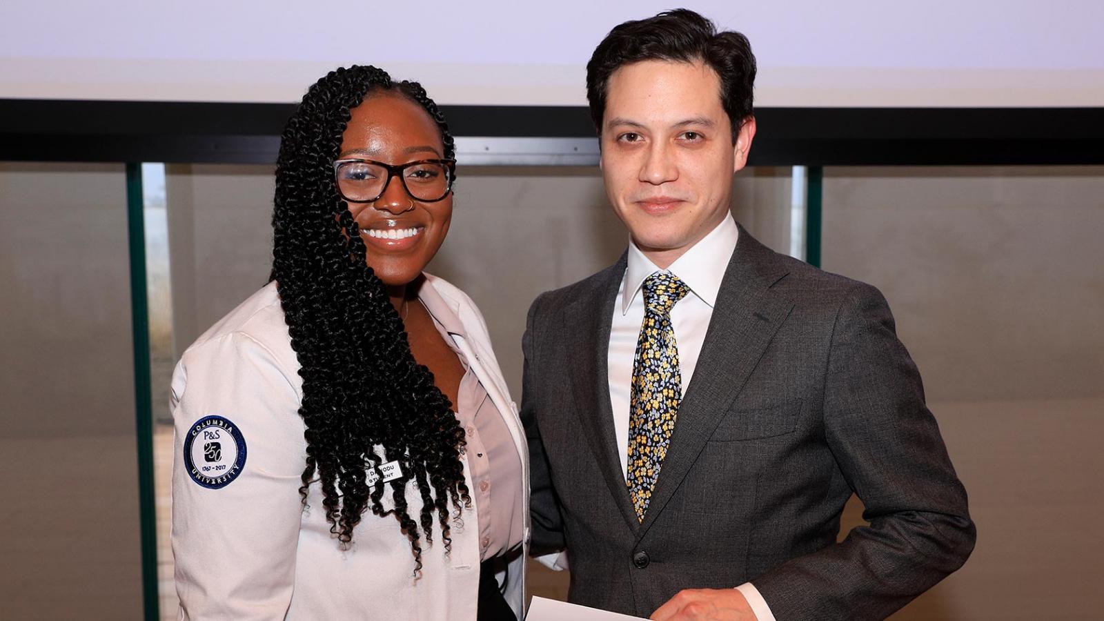 Benjamin Kuritzkes, MD (surgery, NYP, pictured at right) received a Resident Teaching Award.