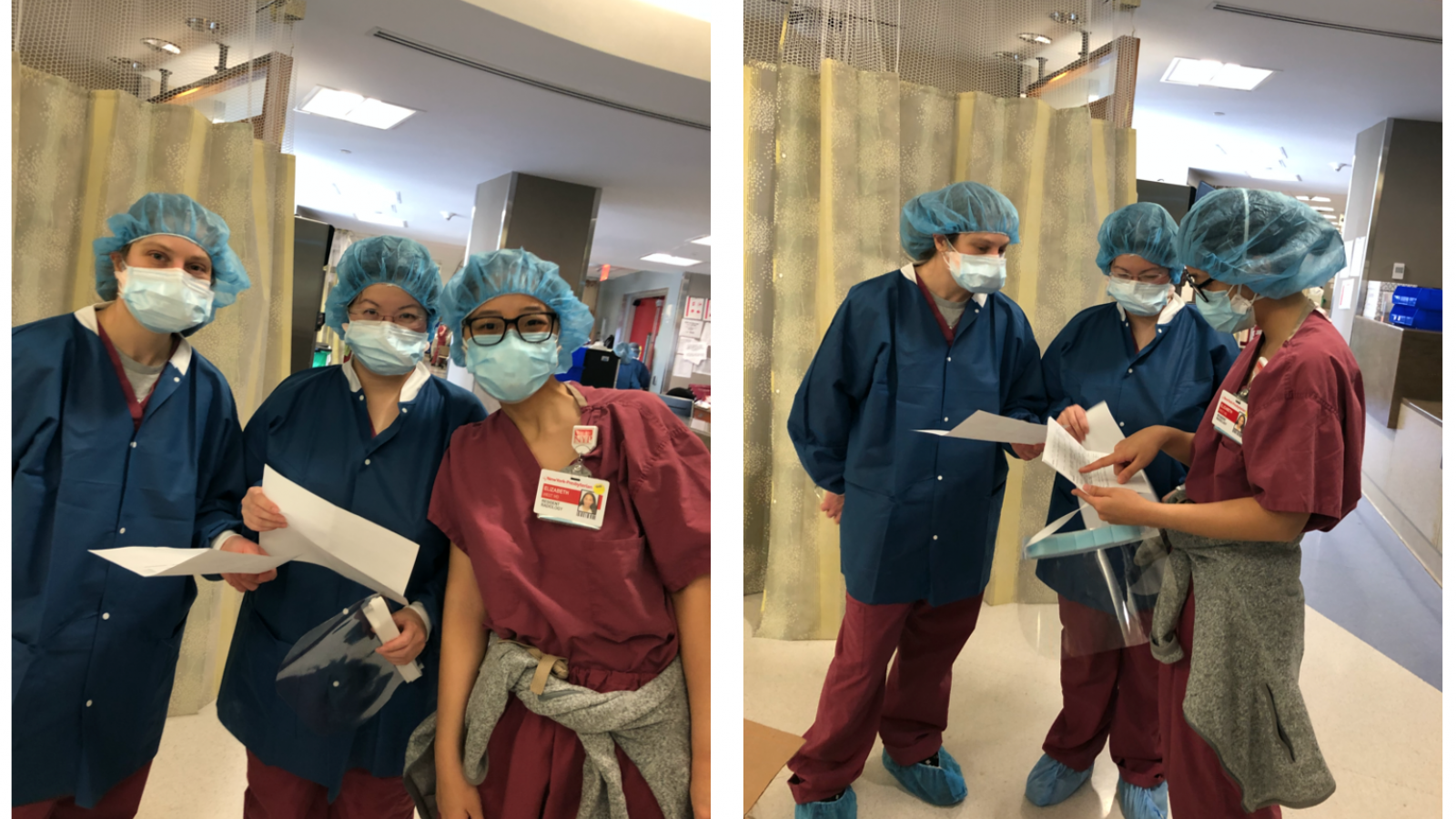 radiologists preparing for patient/family video chats