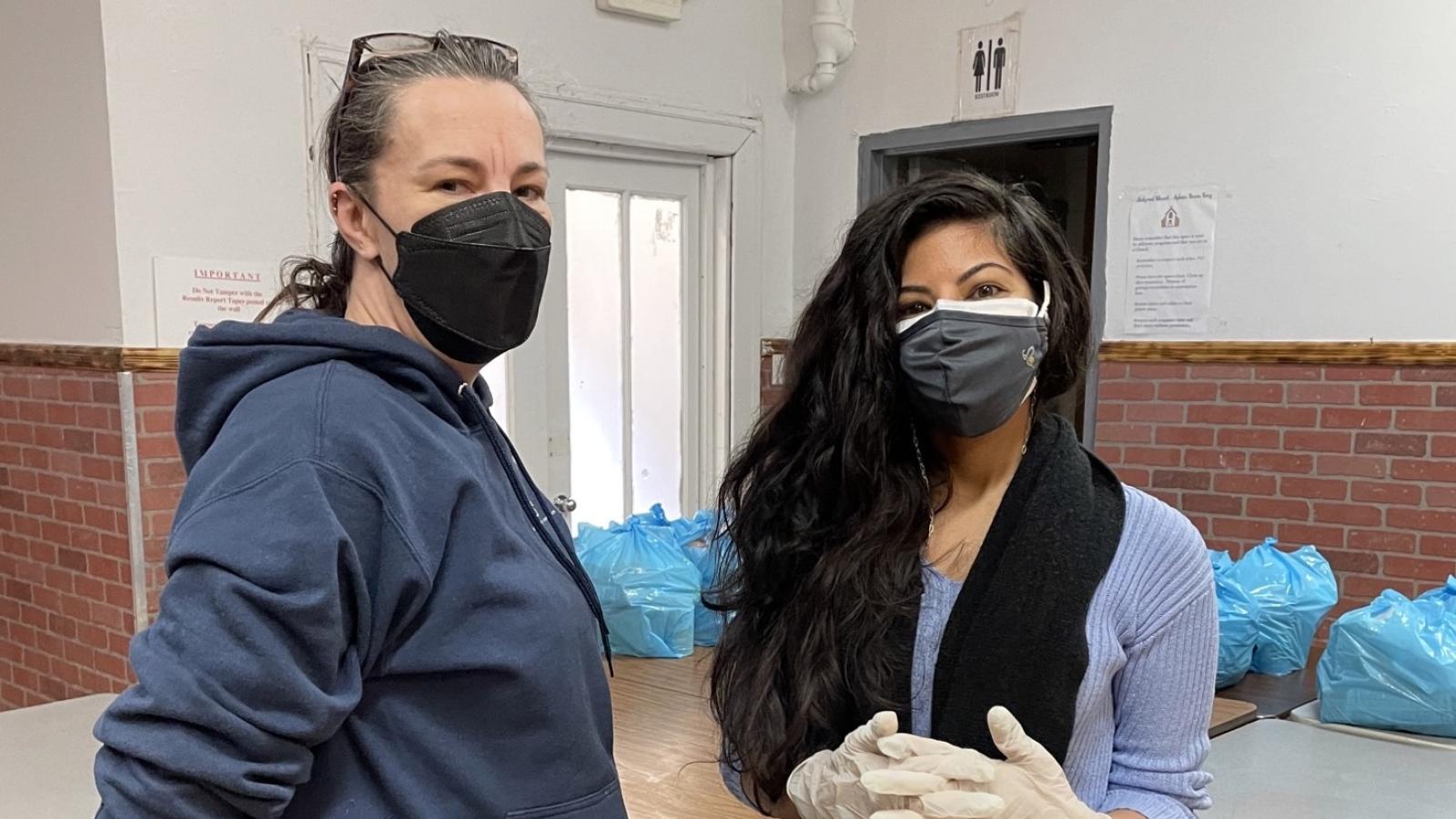 Mary M. Purcell, CUIMC, and Yasmeen Majoka, VP&S