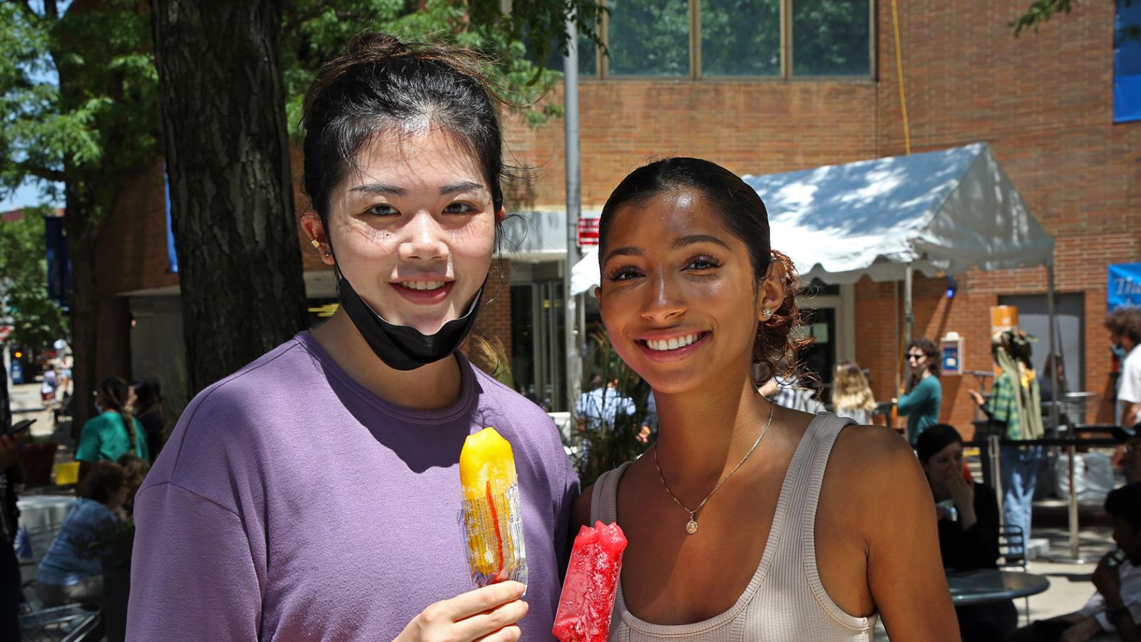 CUIMC employees at ice cream social