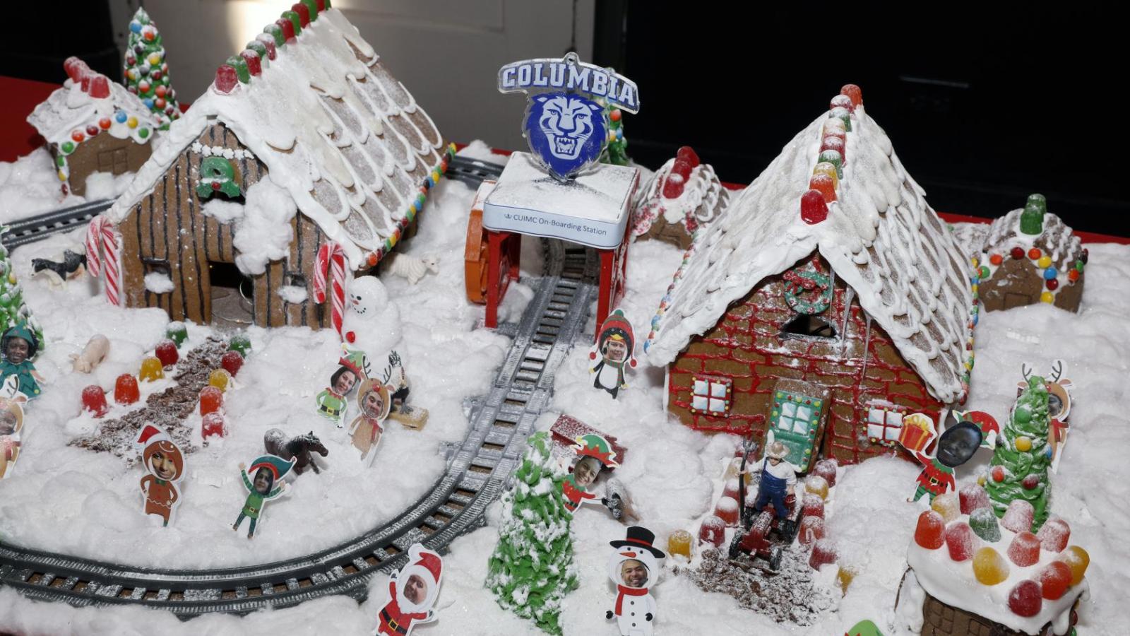 2nd Place, Classic Gingerbread House: "CUIMC Onboarding Station." Team Leader: Shanaz Pershad