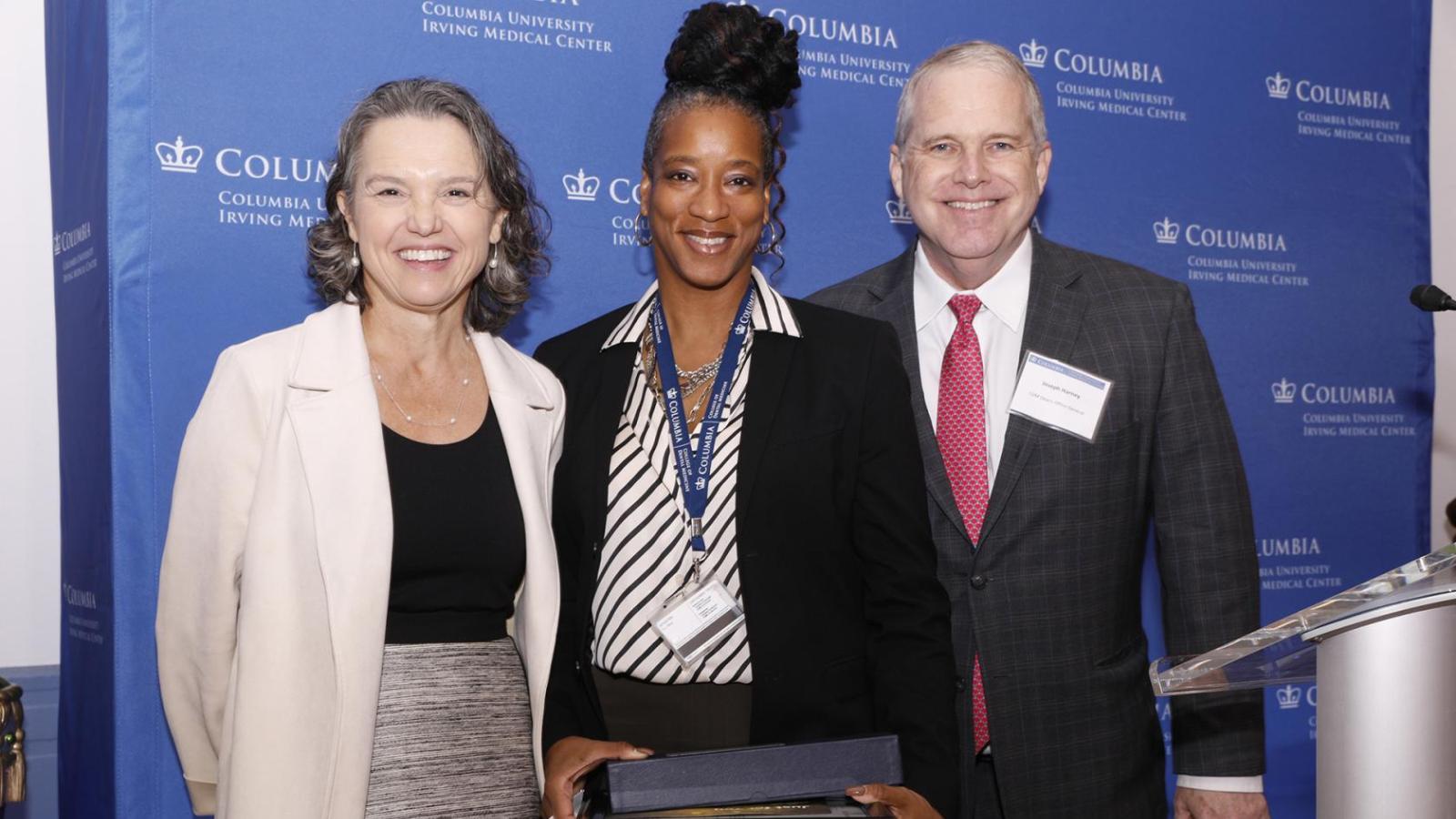 Katrina Armstrong, Kelli Johnson, and Joseph Harney at the 2022 Baton Awards.