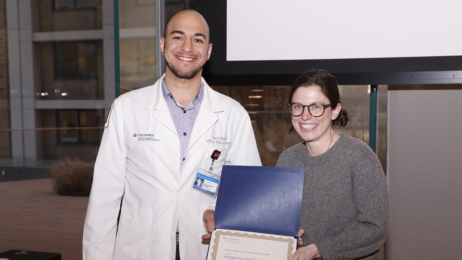 Marguerite Costich, MD, received the Major Clinical Year Outstanding Teaching Award.