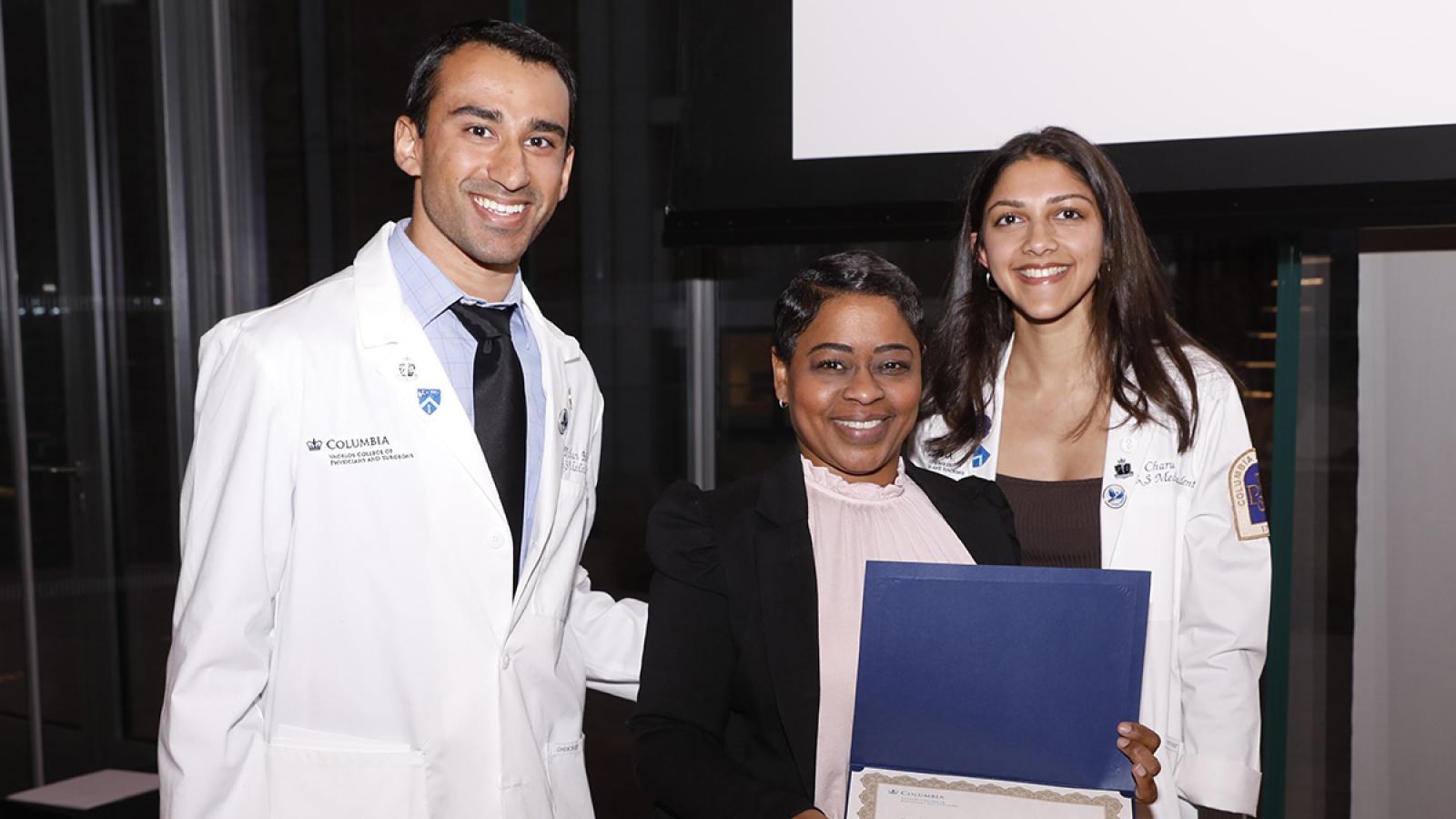 Luisa Soriano received one of four Outstanding Humanism in Patient Care Awards.