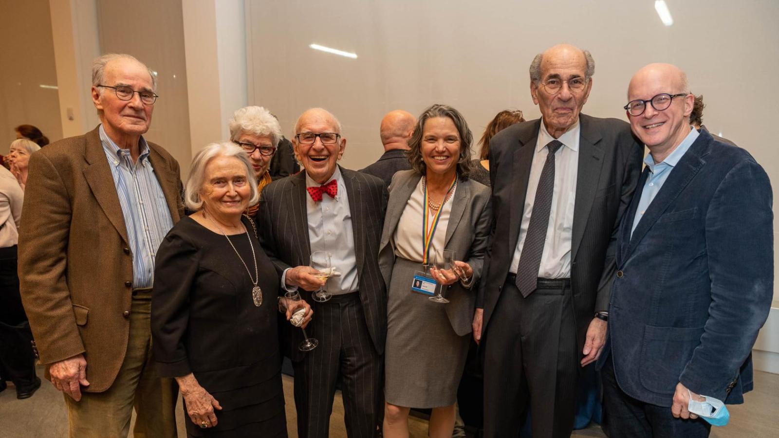 Dean Katrina Armstrong at an event honoring Nobel laureate Eric Kandel on Feb. 9, 2023.