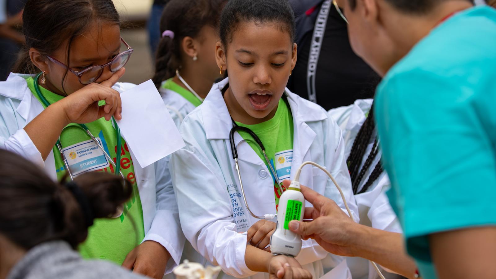 young students at science fair