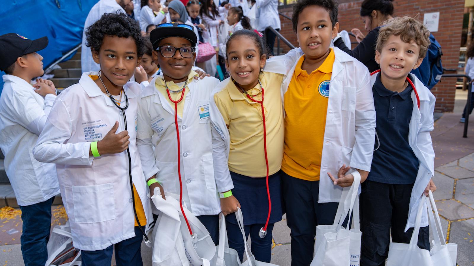 young students at science fair