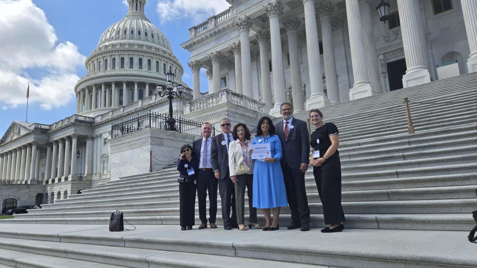 Columbia researchers at the U.S. Capitol