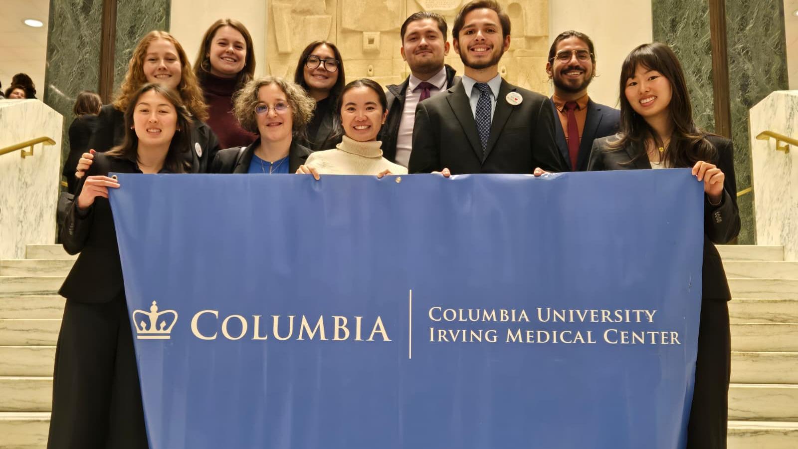 students at NY state capitol