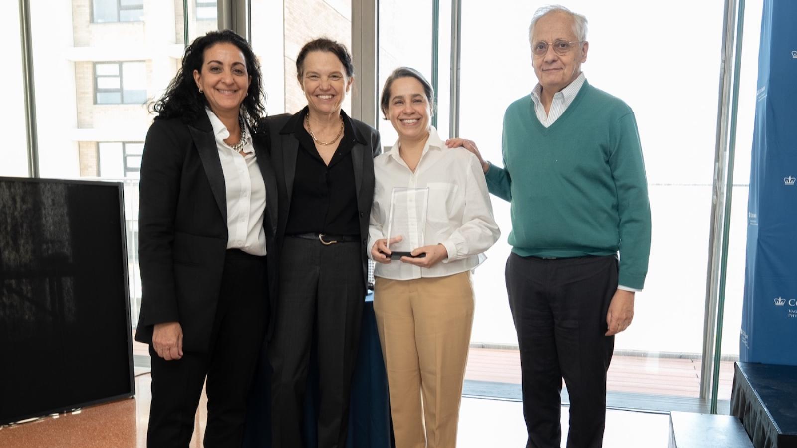 Hooven award winner with colleagues
