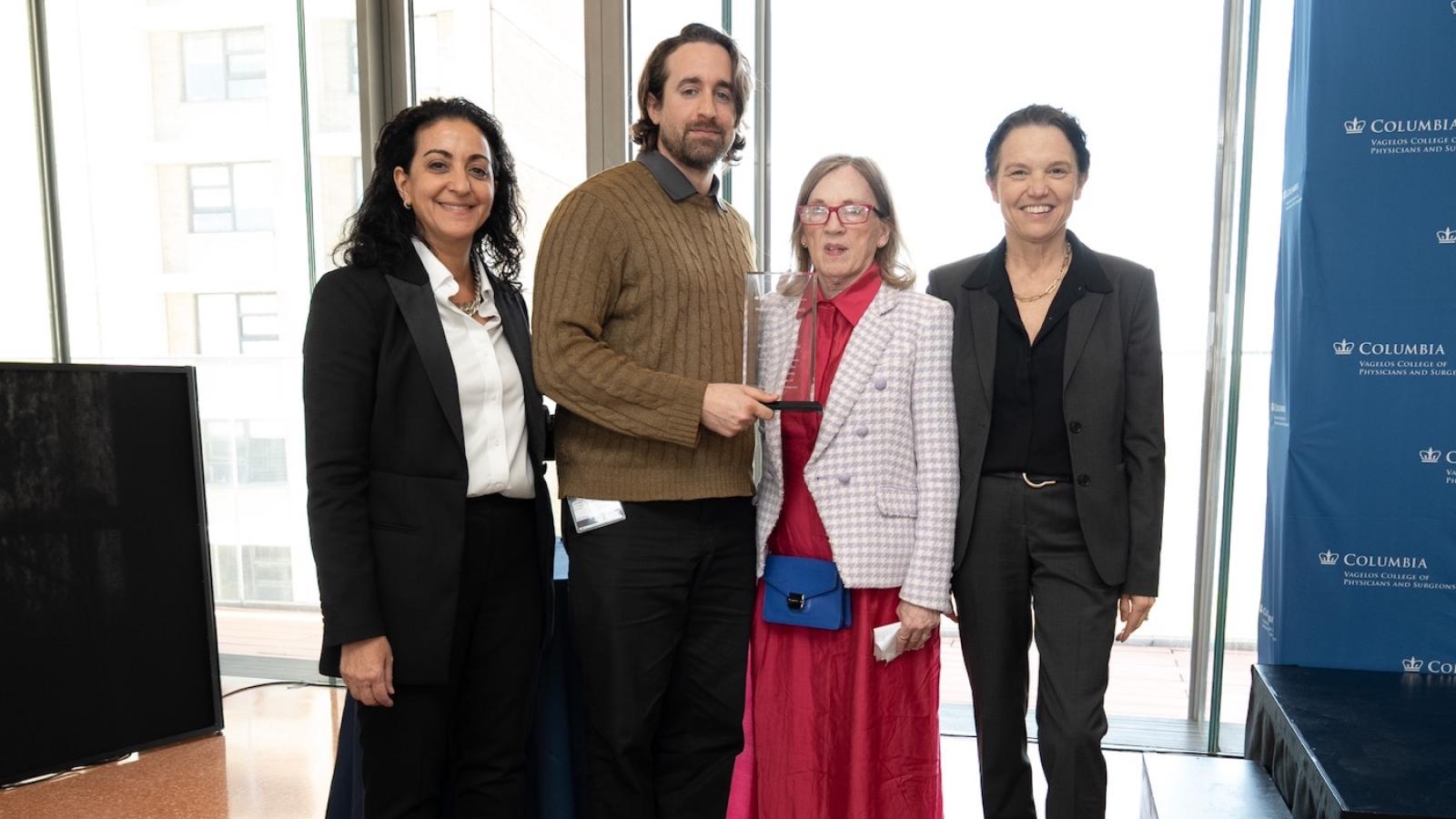 Hooven award winner with colleagues