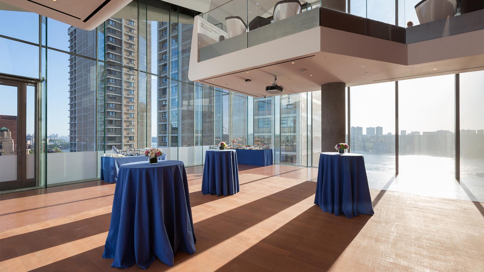The 10th floor of the Vagelos Education Center for the 2016 building dedication