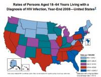 HIV rates by state