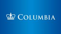 The Columbia logo over a blue gradient background