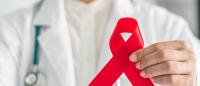 AIDS awareness red ribbon