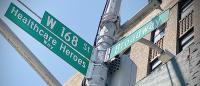 Healthcare Heroes Way street sign