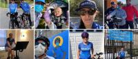 Columbia Ride to End Cancer 2020 collage of participants