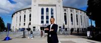 Sports Medicine Doc standing in front of Yankee Stadium in the Bronx, New York