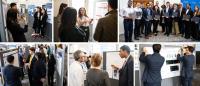 students with their research posters