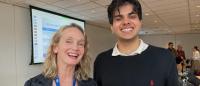 Lisa Wiechmann and Haroon Arain