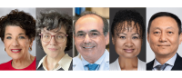 photos of five Columbia faculty elected to National Academy of Medicine in 2026