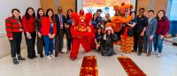 attendees at lunar new year celebration