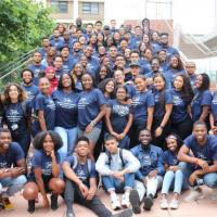 Pictured are participants in the Summer Health Professions Education Program (SHPEP), a free six-week summer enrichment and residential program for first- and second-year college students interested in the health professions.