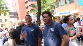 Employees enjoy CUIMC's 2019 Employee Appreciation Lunch at the Armory on July 30, 2019.