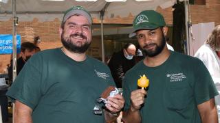 CUIMC employees at ice cream social