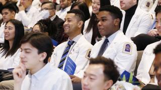 Members of the Class of 2025 at the Steven Z. Miller Student Clinician’s Ceremony on Jan. 6.
