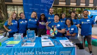physical therapists volunteering at science fair